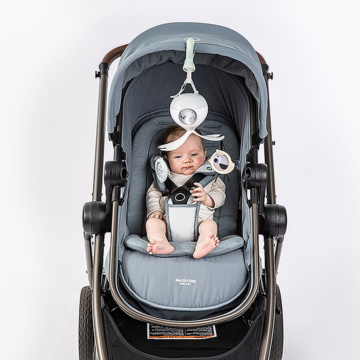 Black & White Décor Bundle: Luxe Developmental Gymini®, Sunny Stroll™, Tummy Time Mobile Entertainer