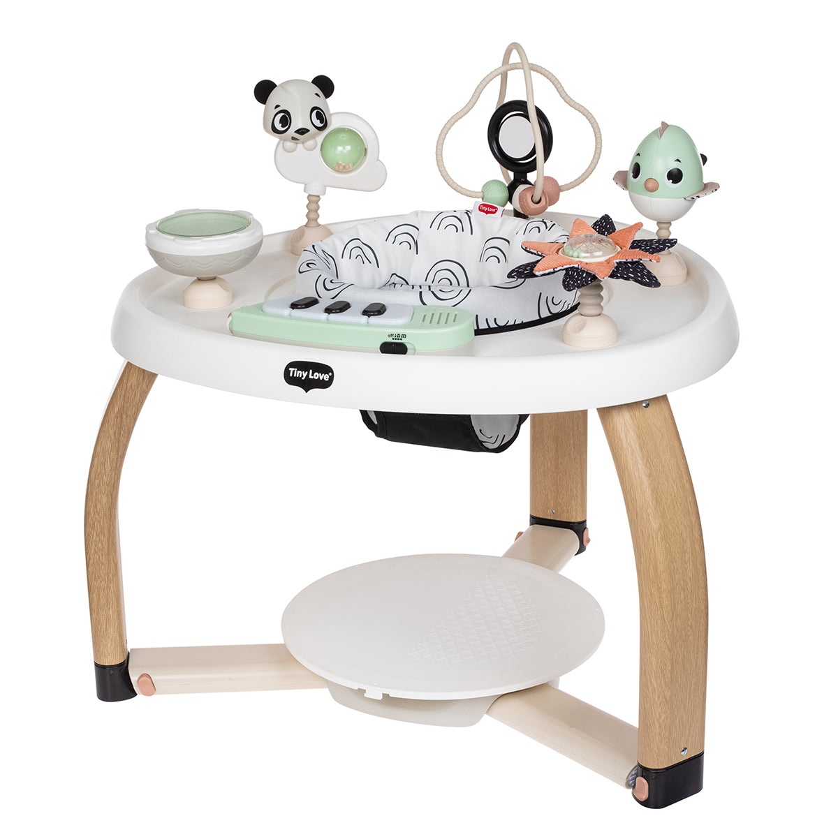 Black & White Décor 5-in-1 Here I Grow Stationary Activity Centre