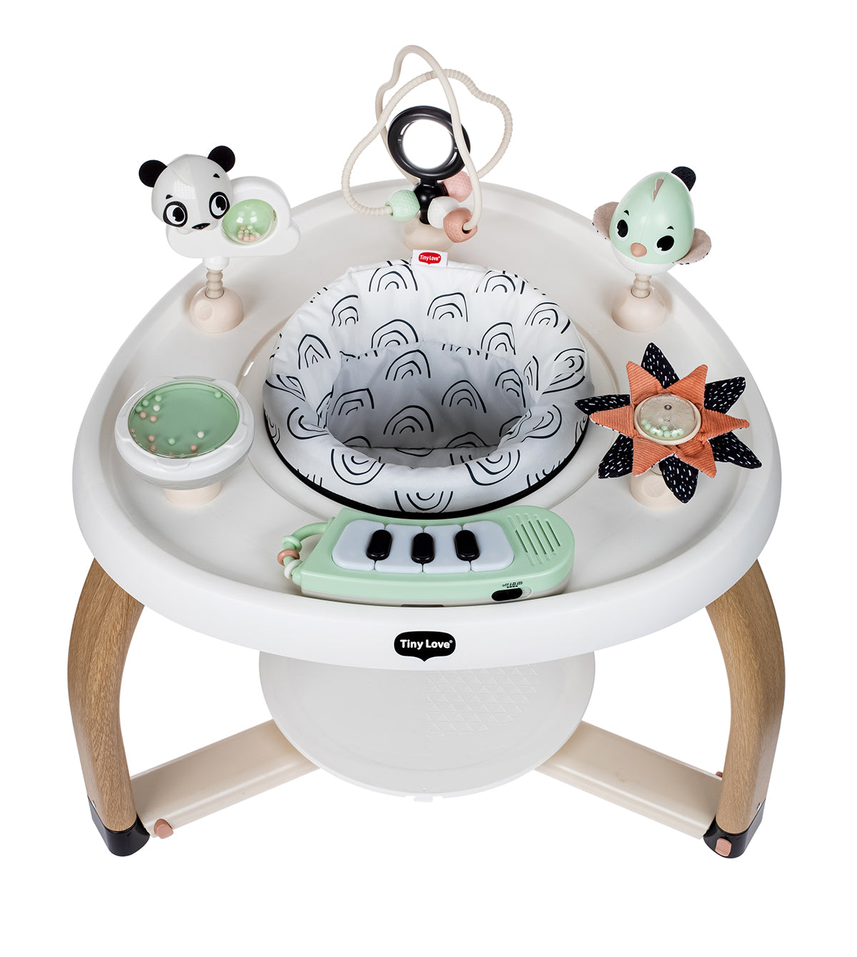Black & White Décor 5-in-1 Here I Grow Stationary Activity Centre