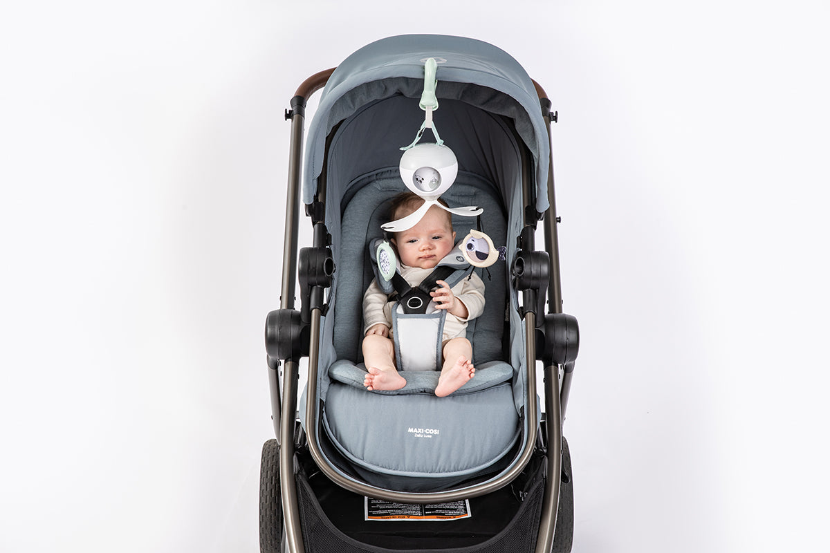Black & White Décor Tummy Time Mobile Entertainer