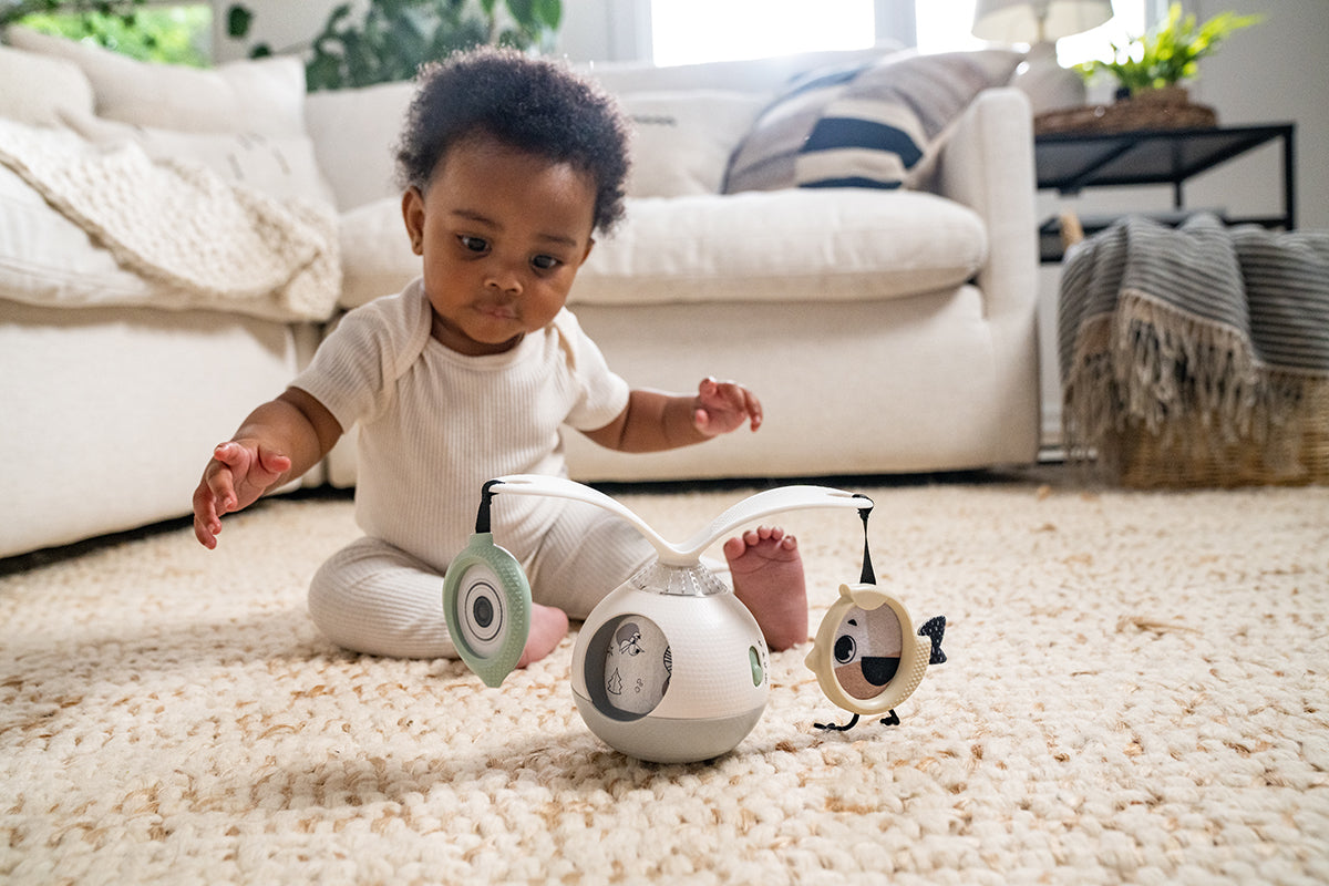 Black & White Décor Tummy Time Mobile Entertainer