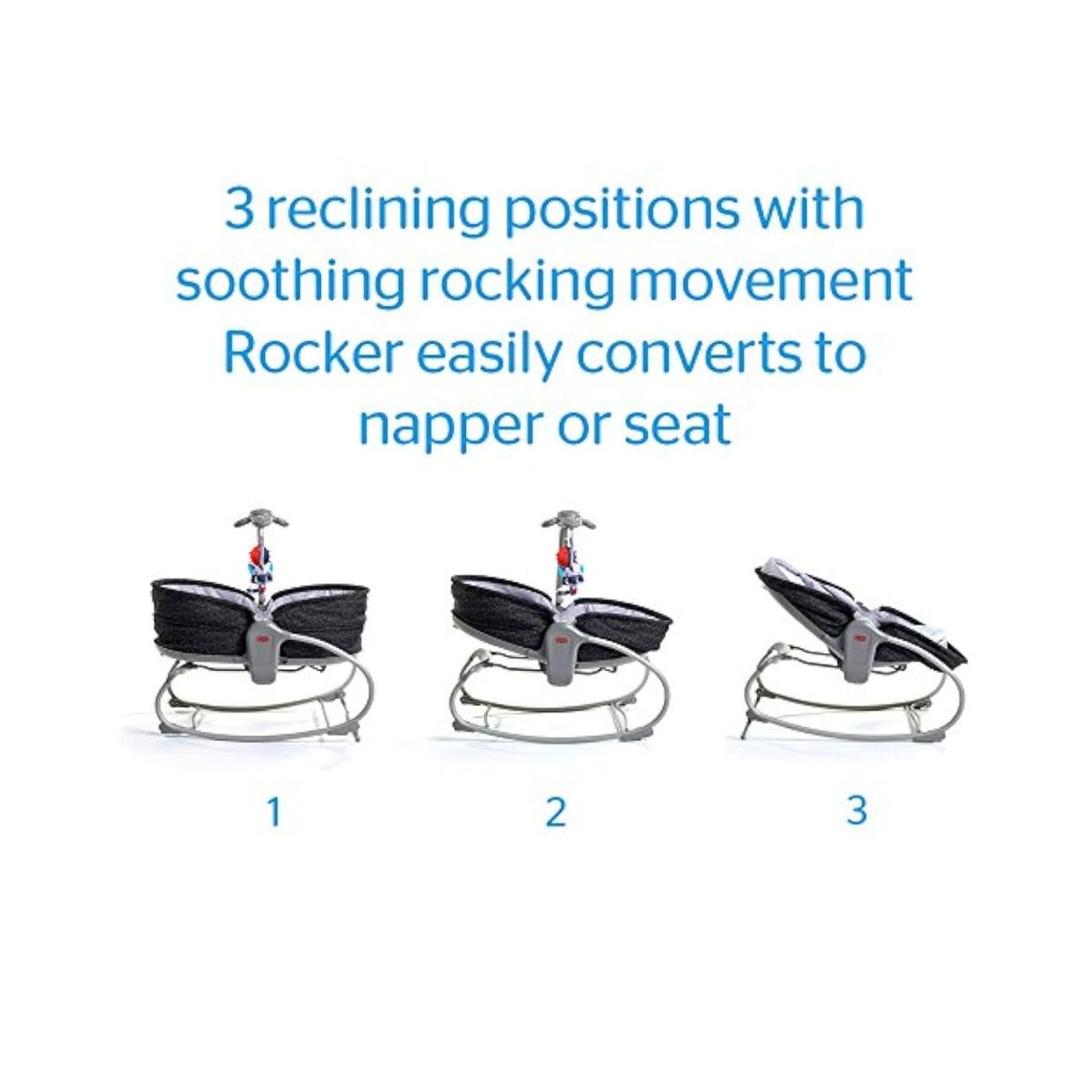 Best Sellers Bundle: Magical Tales 3-in-1 Rocker Napper Luxe, Black & White Décor Developmental Gymini®, Tiny Rockers Sunny Stroll™