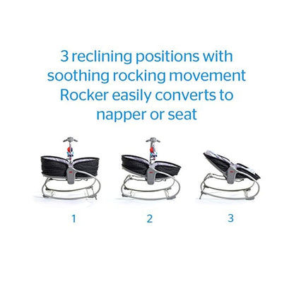 Best Sellers Bundle: Magical Tales 3-in-1 Rocker Napper Luxe, Black & White Décor Developmental Gymini®, Tiny Rockers Sunny Stroll™