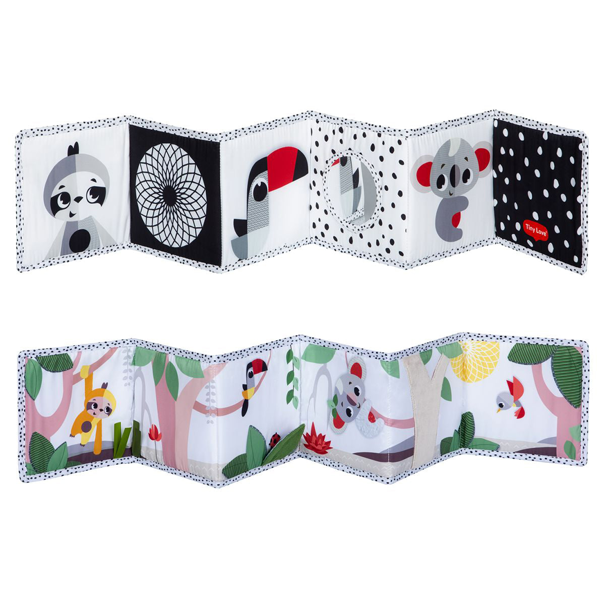 Boho Chic Bundle: Tiny Dreamer 3-in-1 Musical Projector, Double-Sided First Book, Wooden Car Ramp, Wooden Stacking Train