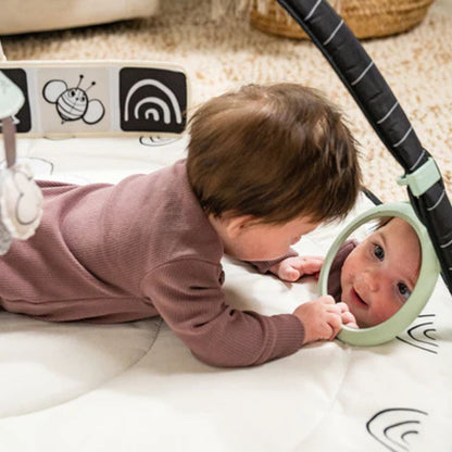 Black & White Décor Bundle: Developmental Gymini®, Snuggle Buddy Panda, 3-in-1 Take Along Mobile™