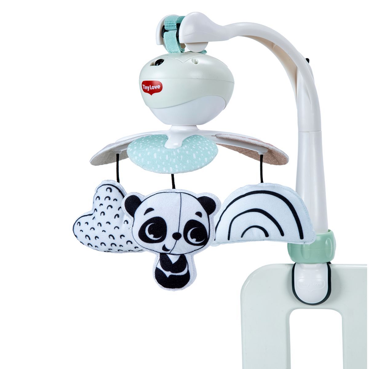 Black & White Décor Bundle: Developmental Gymini®, Snuggle Buddy Panda, 3-in-1 Take Along Mobile™