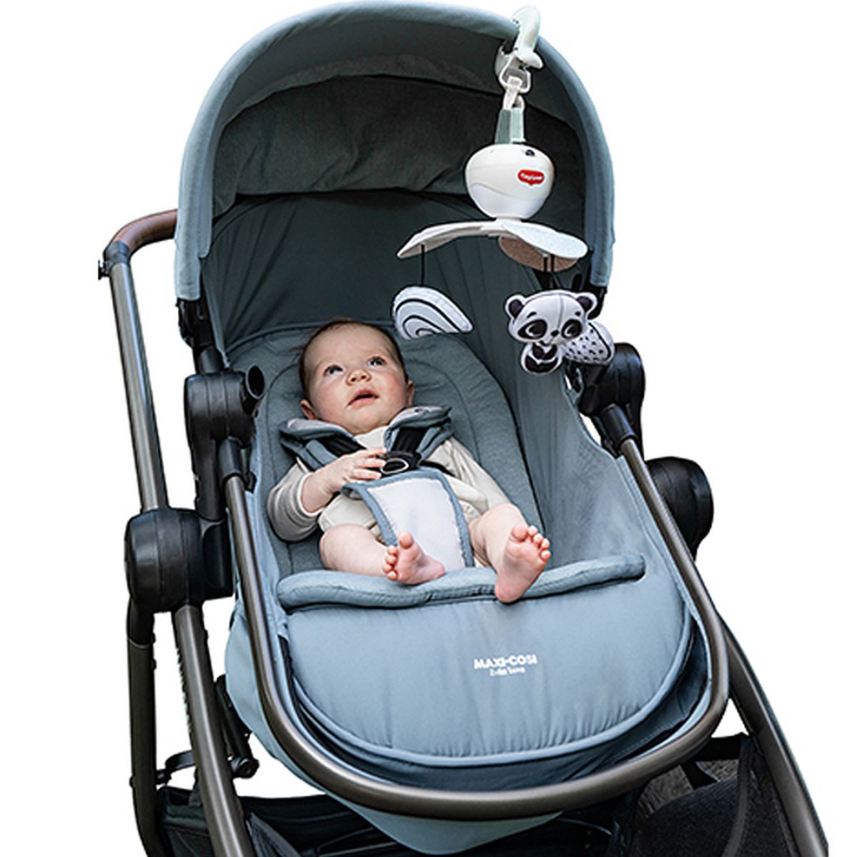 Black & White Décor Bundle: Developmental Gymini®, Snuggle Buddy Panda, 3-in-1 Take Along Mobile™