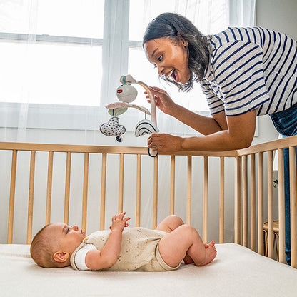 Black & White Décor Bundle: Developmental Gymini®, Snuggle Buddy Panda, 3-in-1 Take Along Mobile™