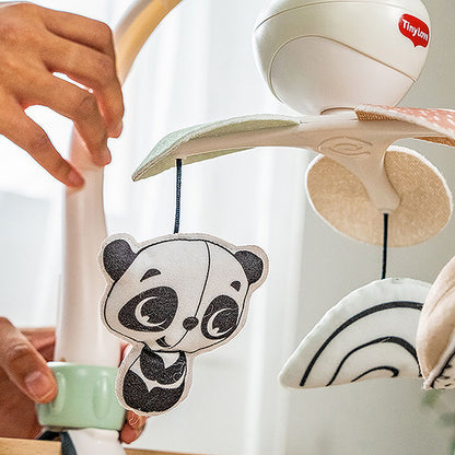Black & White Décor Bundle: Developmental Gymini®, Snuggle Buddy Panda, 3-in-1 Take Along Mobile™