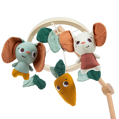 Garden of Adventures Bundle: Luxe Developmental Gymini®, Activity Spiral, Wooden Cot Mobile