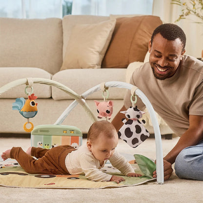 Farmers Funday Bundle: Dynamic Gymini®, My First Sound Puzzle, 2-in-1 Sensory Tummy Time Toy