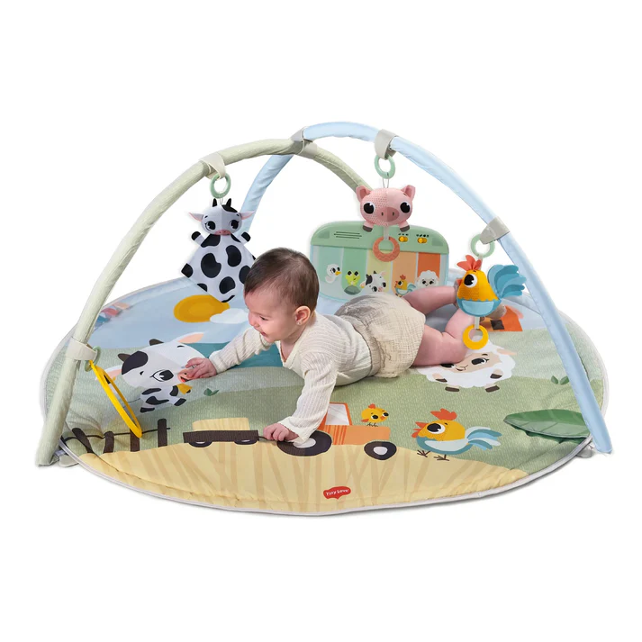 Farmers Funday Bundle: Dynamic Gymini®, My First Sound Puzzle, 2-in-1 Sensory Tummy Time Toy
