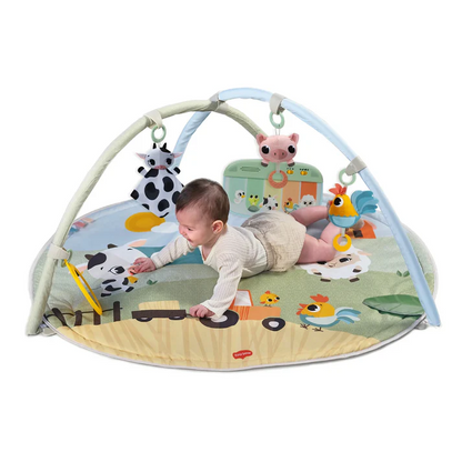 Farmers Funday Bundle: Dynamic Gymini®, My First Sound Puzzle, 2-in-1 Sensory Tummy Time Toy
