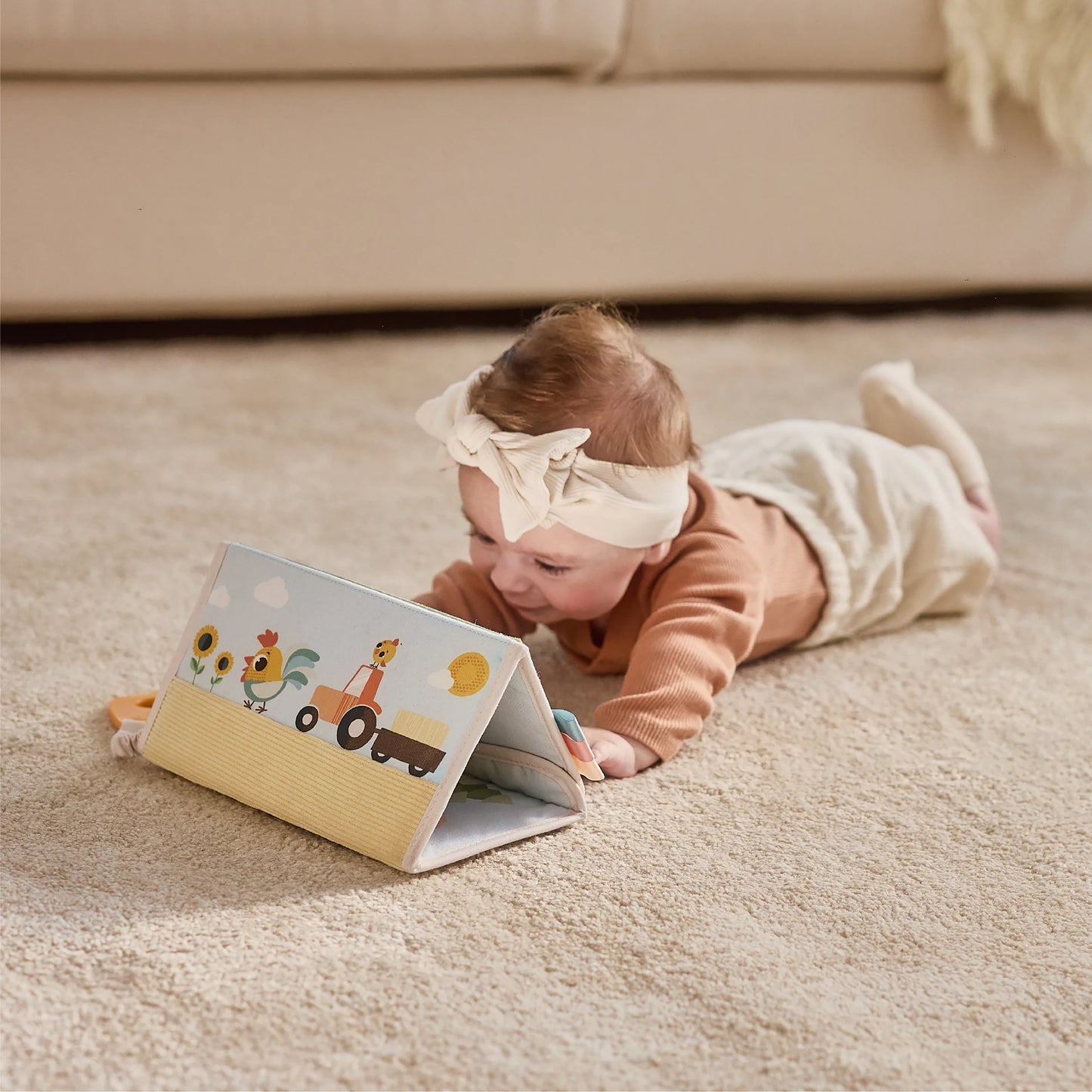 Farmers Funday 2-in-1 Sensory Tummy Time Toy