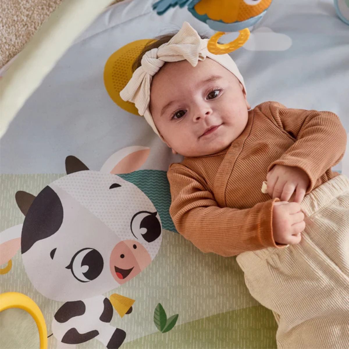 Farmers Funday Bundle: Dynamic Gymini®, My First Sound Puzzle, 2-in-1 Sensory Tummy Time Toy