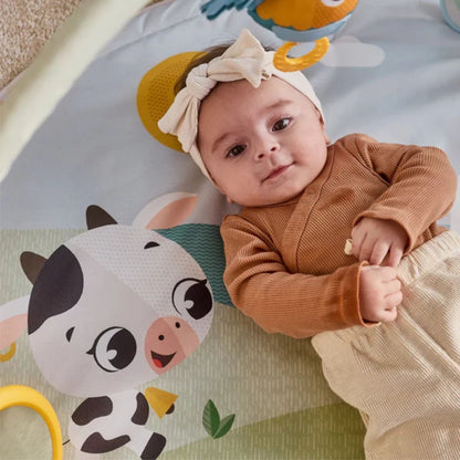 Farmers Funday Bundle: Dynamic Gymini®, My First Sound Puzzle, 2-in-1 Sensory Tummy Time Toy