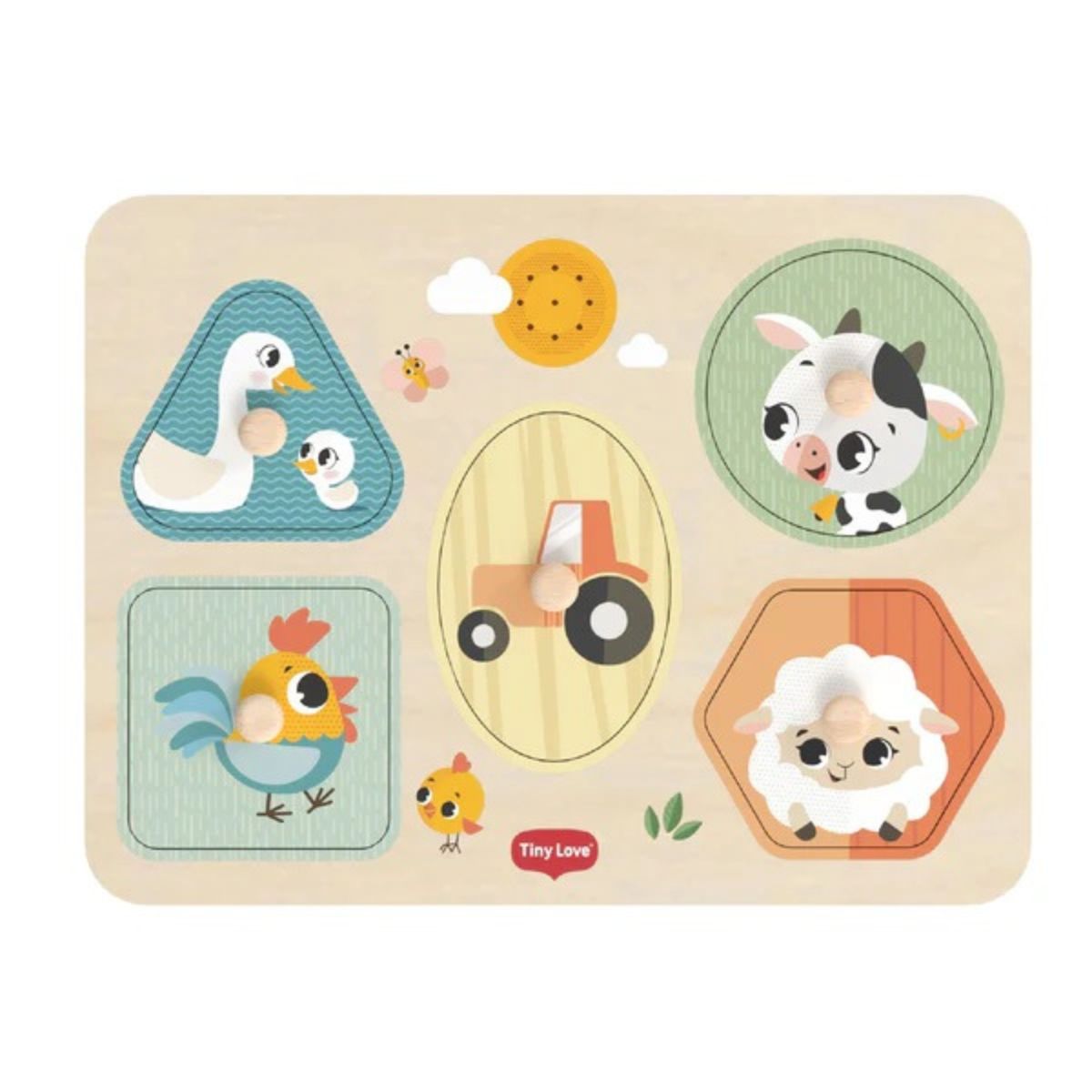 Farmers Funday Bundle: Dynamic Gymini®, My First Sound Puzzle, 2-in-1 Sensory Tummy Time Toy