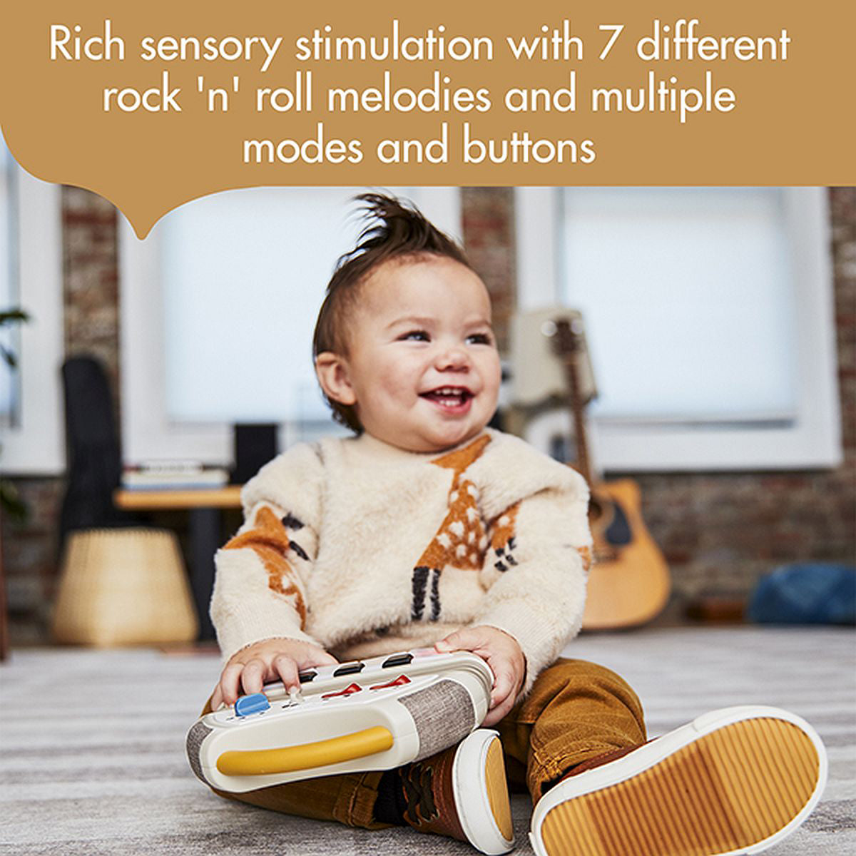 Tiny Rockers Bundle: Electronic Accordion, Shape Sorter, Follow Me Charlie