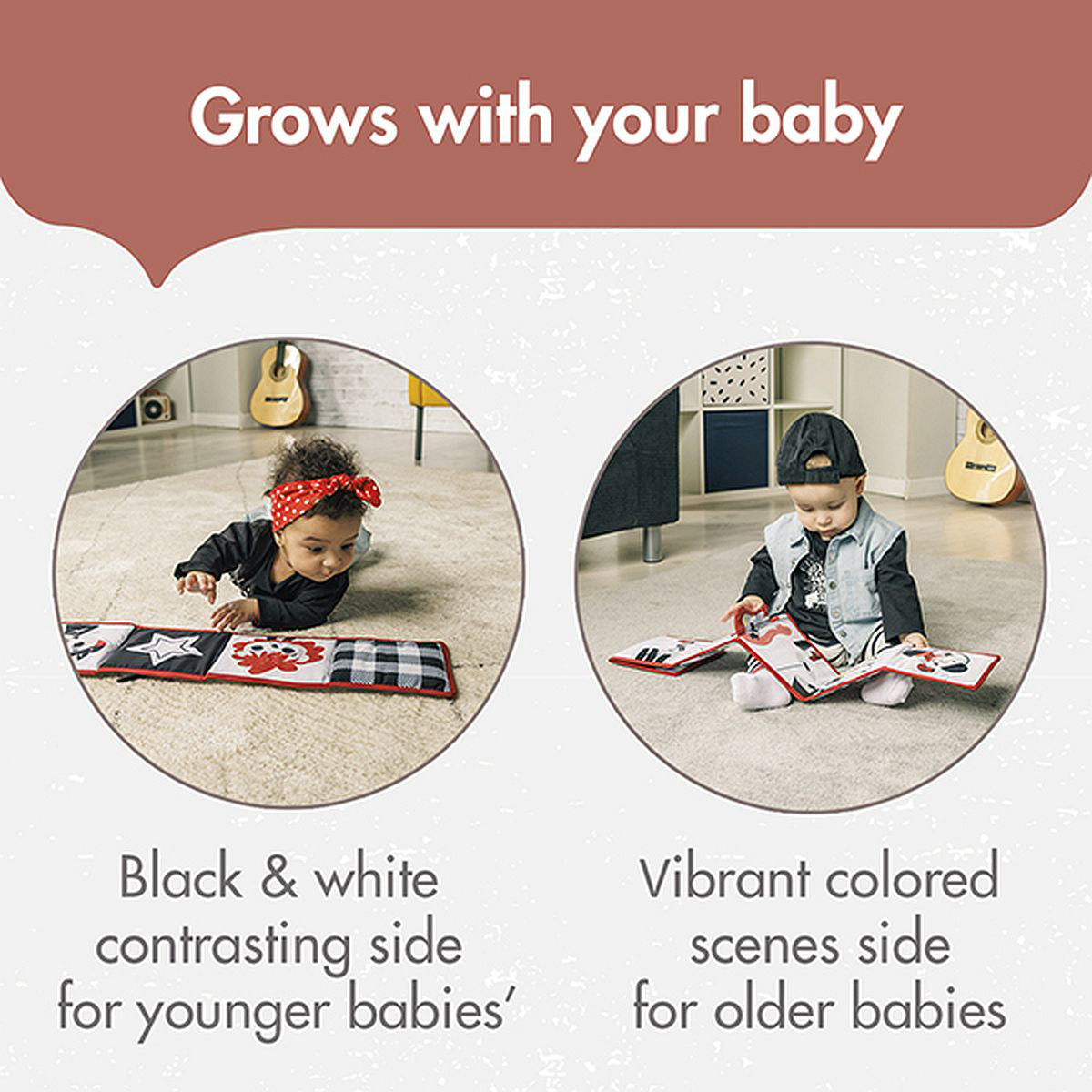 Tiny Rockers Bundle: Roll With Me Gymini®, Sunny Stroll™, Double-Sided First Book