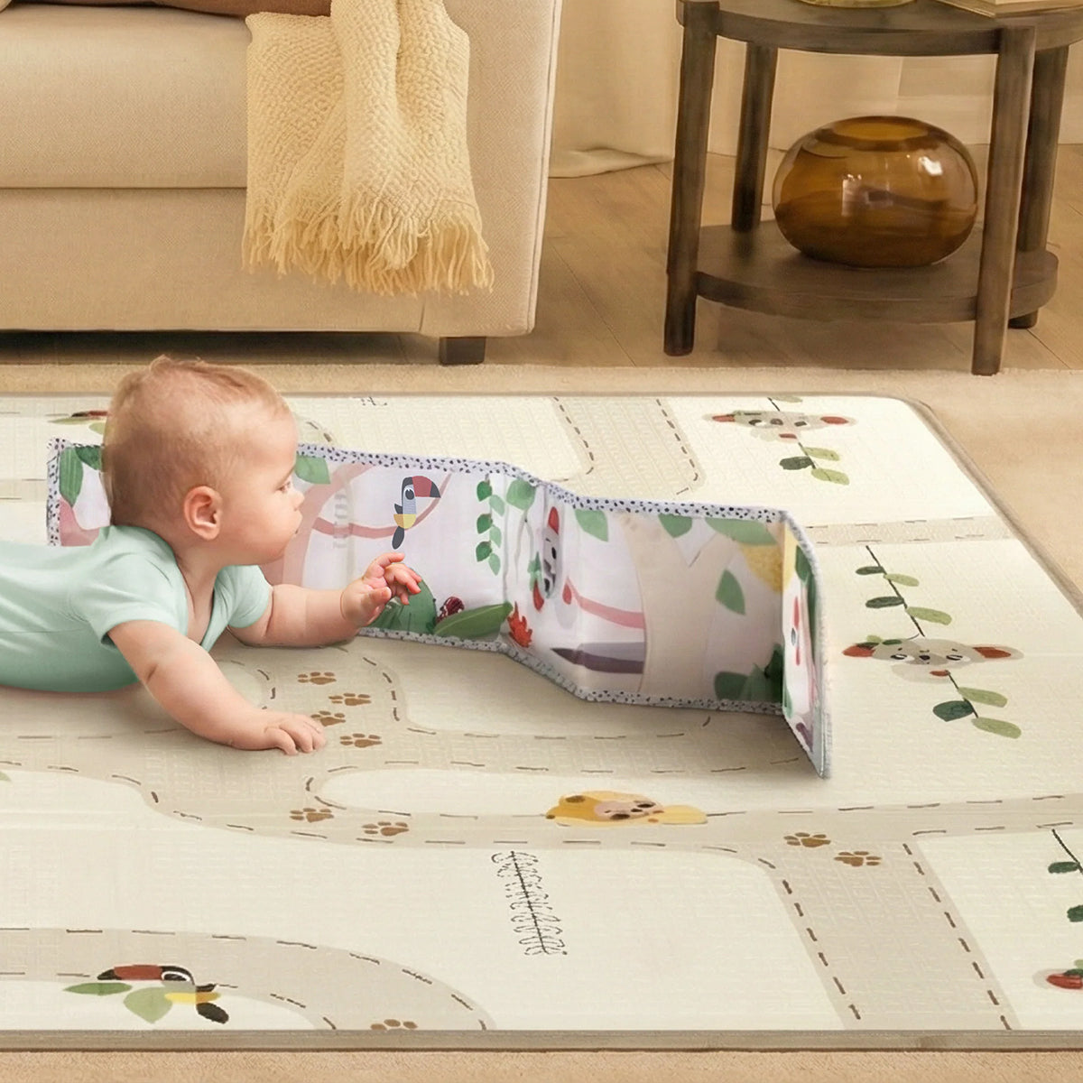 Boho Chic XL Foldable Foam Play Mat