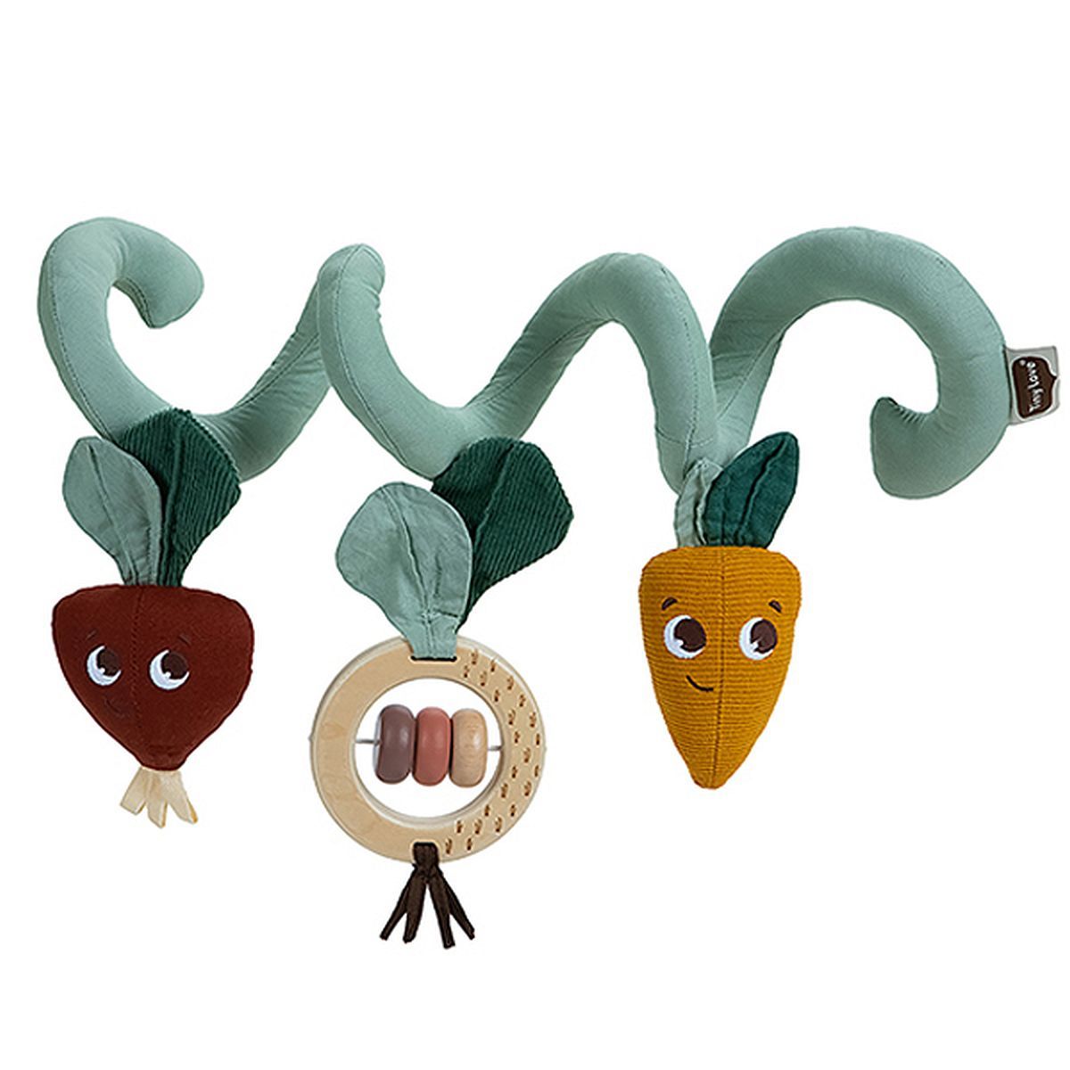 Garden of Adventures Bundle: Luxe Developmental Gymini®, Activity Spiral, Wooden Cot Mobile