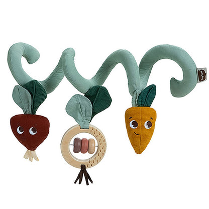 Garden of Adventures Bundle: Luxe Developmental Gymini®, Activity Spiral, Wooden Cot Mobile