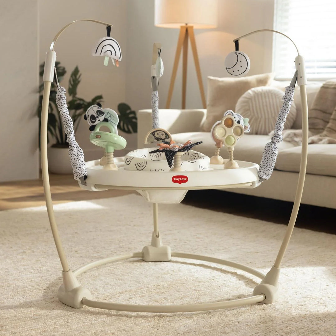 Black & White Décor 4-in-1 Jump & Play Activity Centre