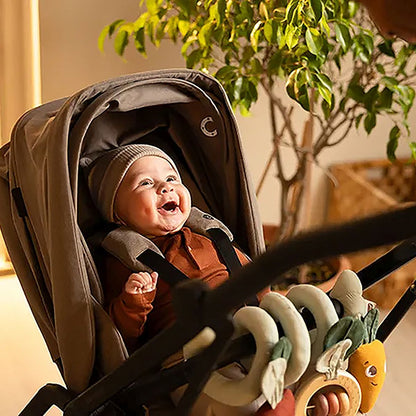 Garden of Adventures Bundle: Luxe Developmental Gymini®, Activity Spiral, Wooden Cot Mobile