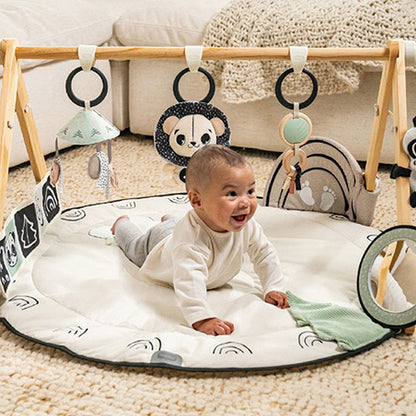 Black & White Décor Bundle: Luxe Developmental Gymini®, Sunny Stroll™, Tummy Time Mobile Entertainer