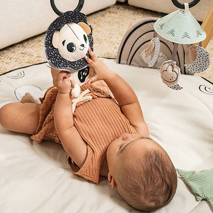 Black & White Décor Bundle: Luxe Developmental Gymini®, Sunny Stroll™, Tummy Time Mobile Entertainer