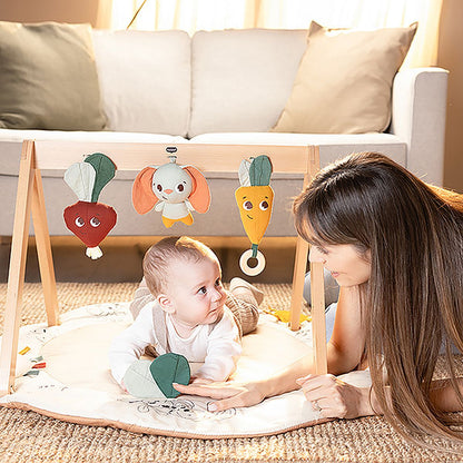 Garden of Adventures Bundle: Luxe Developmental Gymini®, Activity Spiral, Wooden Cot Mobile