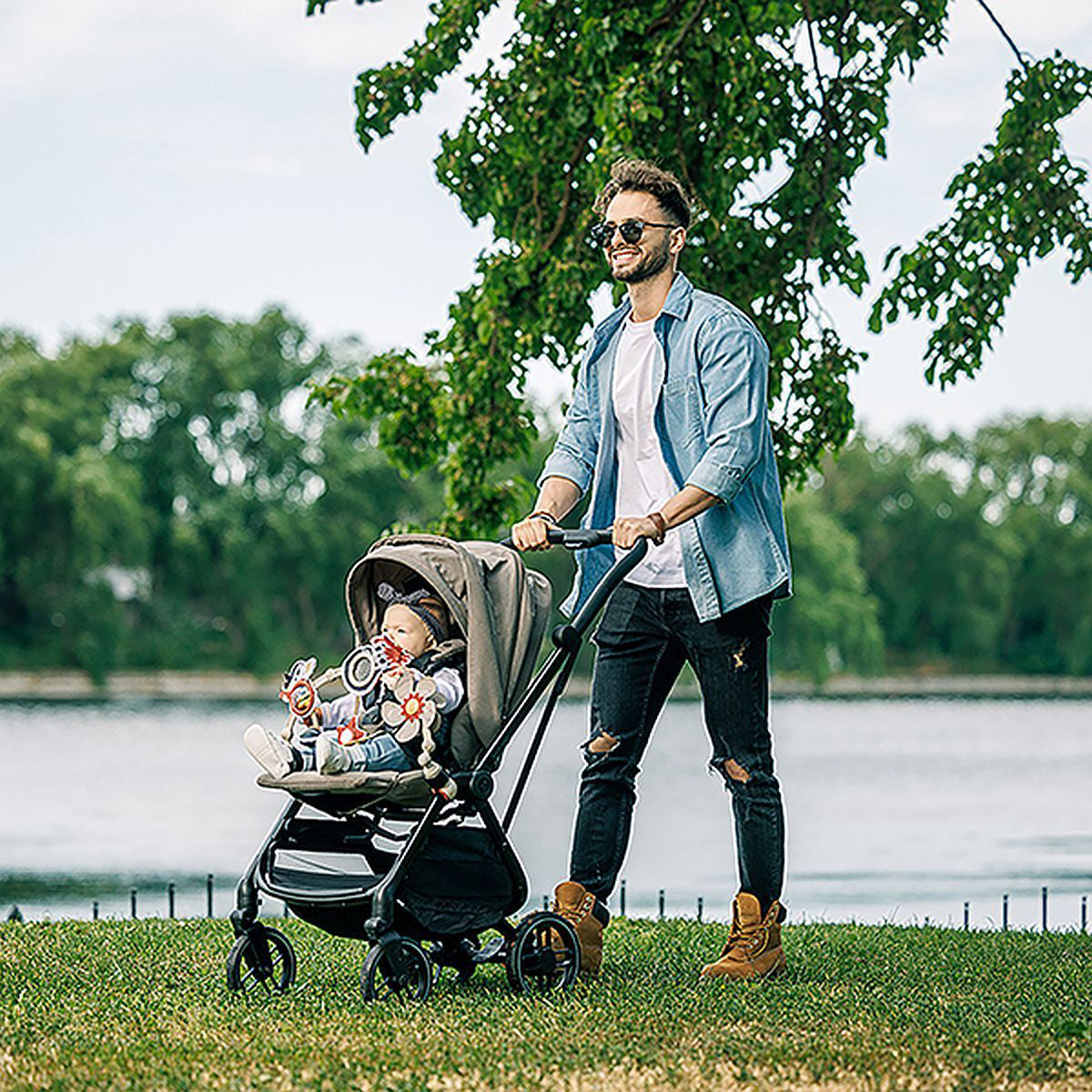 Tiny Rockers Bundle: Roll With Me Gymini®, Sunny Stroll™, Double-Sided First Book