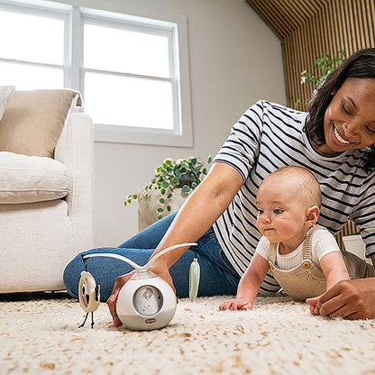 Black & White Décor Bundle: Luxe Developmental Gymini®, Sunny Stroll™, Tummy Time Mobile Entertainer
