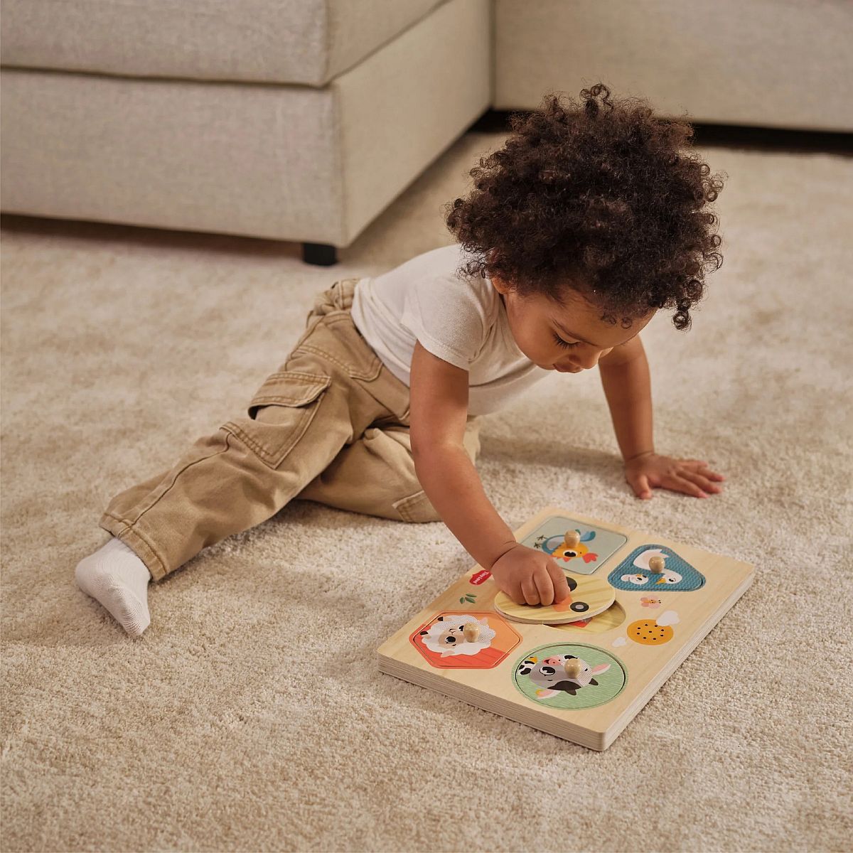 Farmers Funday Bundle: Dynamic Gymini®, My First Sound Puzzle, 2-in-1 Sensory Tummy Time Toy