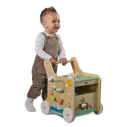 Farmers Funday Push & Play Wooden Walk Behind
