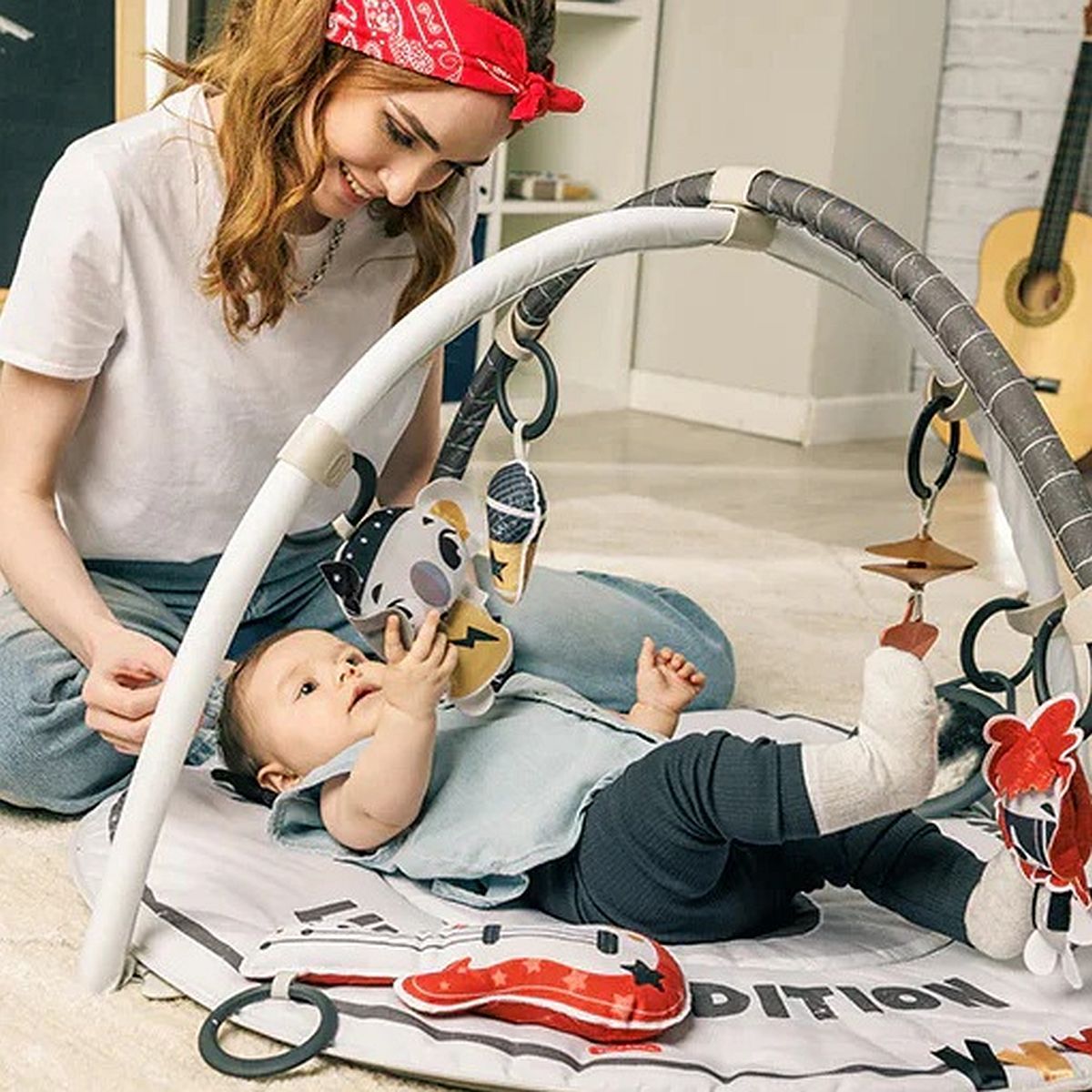 Tiny Rockers Bundle: Roll With Me Gymini®, Sunny Stroll™, Double-Sided First Book