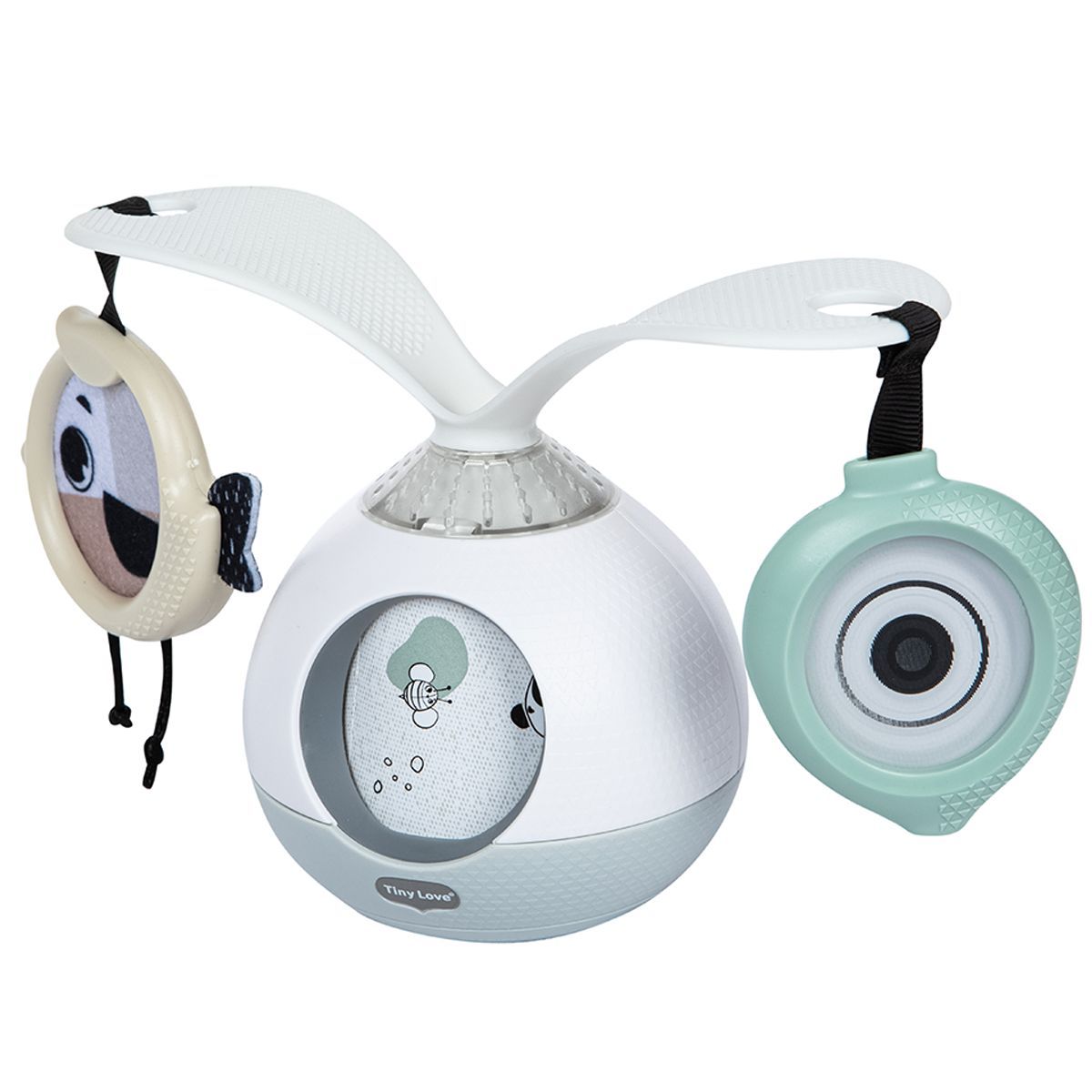 Black & White Décor Bundle: Luxe Developmental Gymini®, Sunny Stroll™, Tummy Time Mobile Entertainer