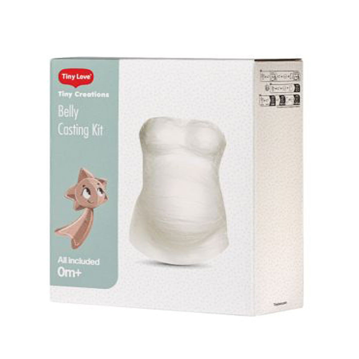 Tiny Creations Bundle: Double Frame White, Belly Casting Kit, Family Prints