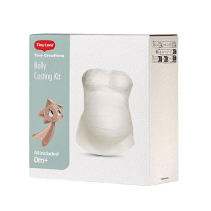 Tiny Creations Bundle: Double Frame White, Belly Casting Kit, Family Prints