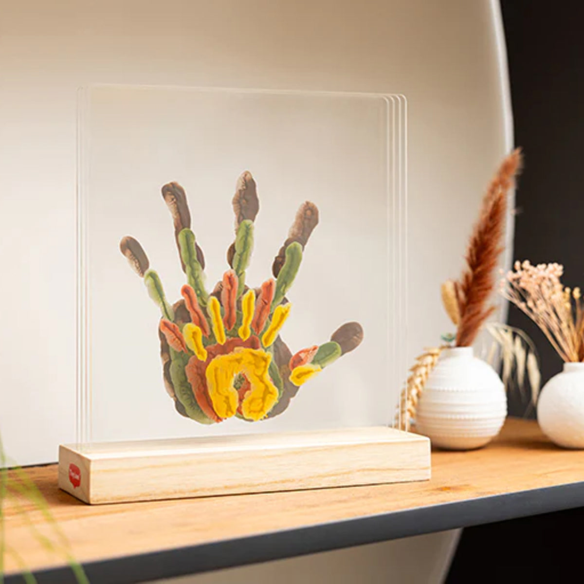 Tiny Creations Bundle: Double Frame White, Belly Casting Kit, Family Prints