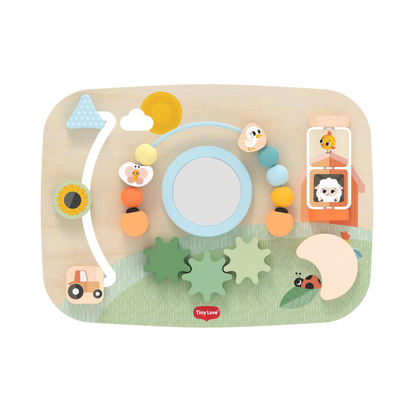 Farmers Funday Wooden Busy Board
