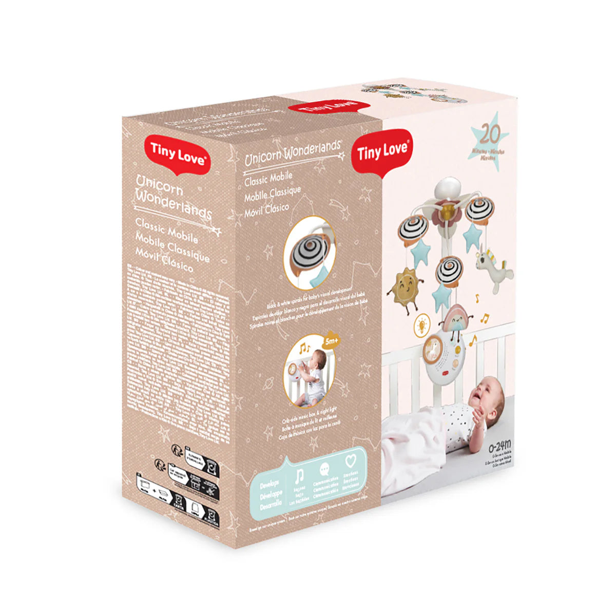 Unicorn Wonders Bundle: Developmental Gymini®, Sunny Stroll™, Classic Mobile