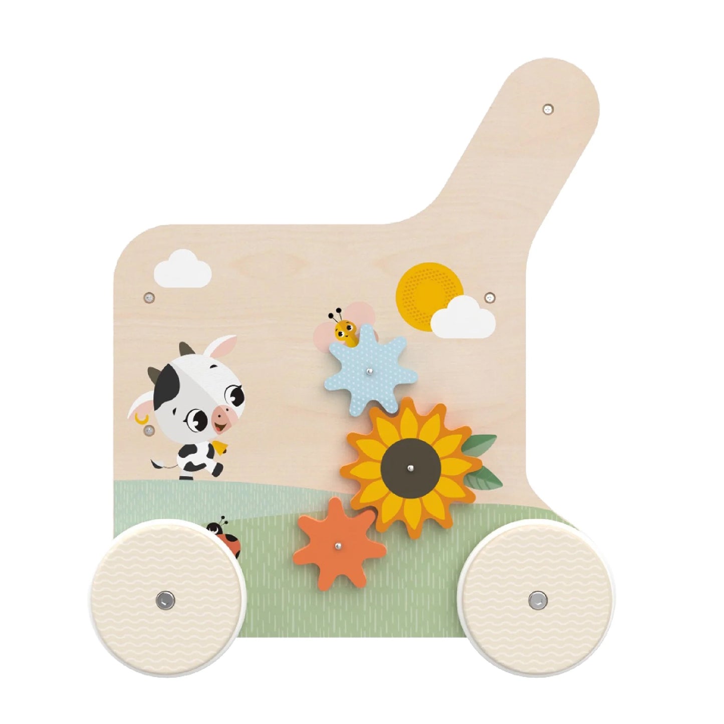 Farmers Funday Push & Play Wooden Walk Behind