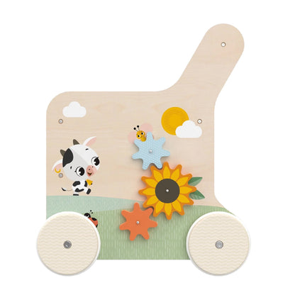 Farmers Funday Push & Play Wooden Walk Behind